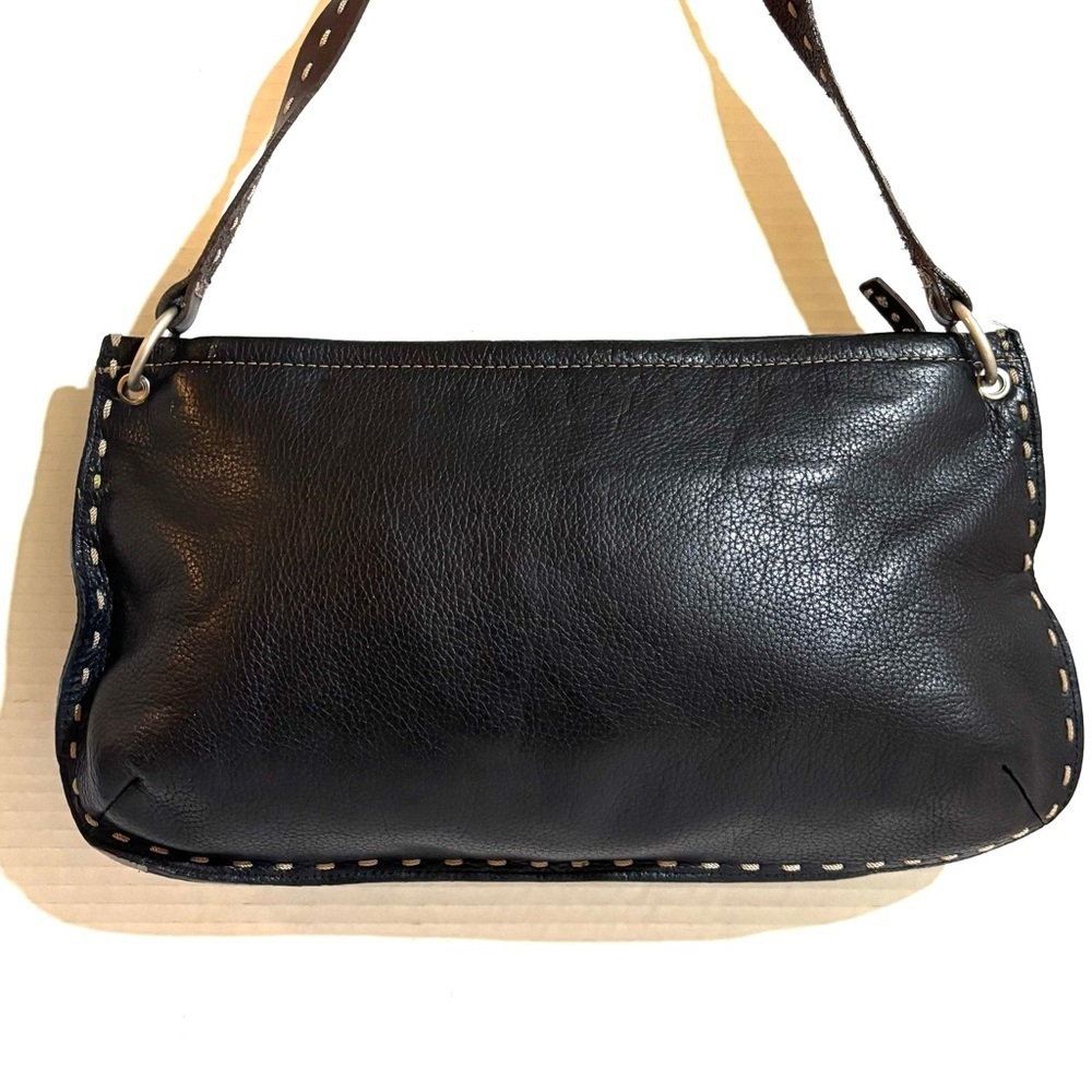 Gap Black Leather Shoulder Bag
